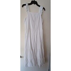 Art Class Juniors Youth XXL (18) Midi Dress Sundress White Eyelet Babydoll‎
